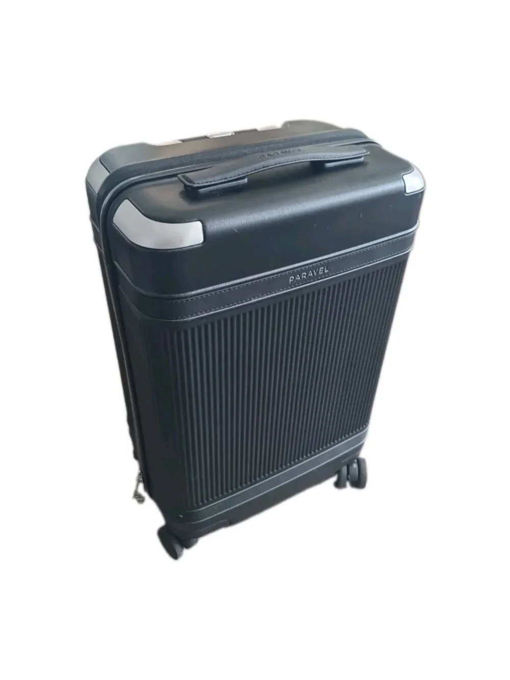 Paravel Aviator Black Hardshell Hardcase Spinner Suitcase Luggage Carry On